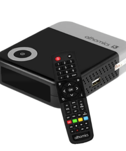 Receptor Athomics i3 Bold Cor Preto Ultra Hd 4K Wi-Fi Bivolt