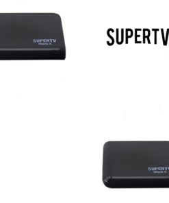 2 Peças de Receptores SuperTV Black X Ultra Hd 4K Wi-Fi 16GB Bivolt