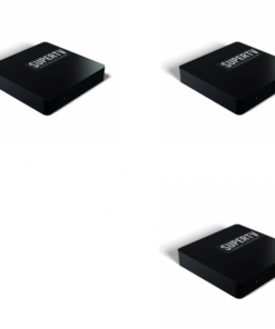 3 Peças de Receptores SuperTV White X Ultra Hd 4K Wi-Fi 8GB Bivolt
