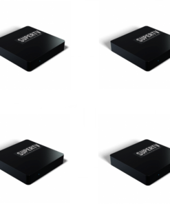 4 Peças de Receptores SuperTV White X Ultra Hd 4K Wi-Fi 8GB Bivolt