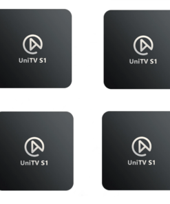 4 Peças de Receptores UniTV S1 by Htv Ultra Hd 4K Wi-Fi 8GB Bivolt