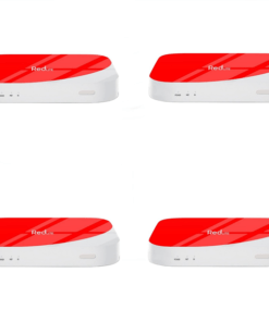 4 Peças de Receptores RedLite 2 Ultra Hd 4K Wi-Fi 8GB Bivolt