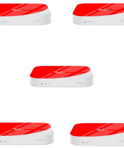 5 Peças de Receptores RedLite 2 Ultra Hd 4K Wi-Fi 8GB Bivolt