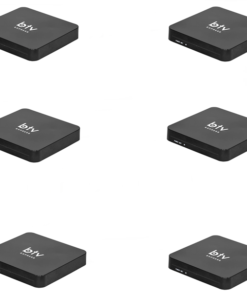6 Peças de Receptores Btv E10 Express Ultra Hd 4K Wi-Fi 8GB Bivolt