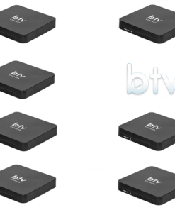 7 Peças de Receptores Btv E10 Express Ultra Hd 4K Wi-Fi 8GB Bivolt