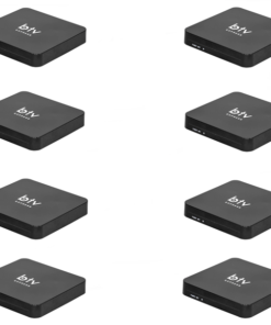 8 Peças de Receptores Btv E10 Express Ultra Hd 4K Wi-Fi 8GB Bivolt