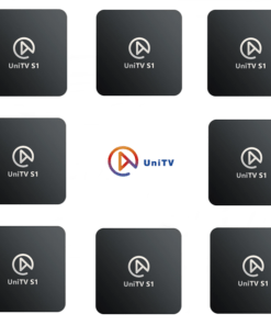 8 Peças de Receptores UniTV S1 by Htv Ultra Hd 4K Wi-Fi 8GB Bivolt