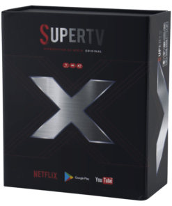Receptor SuperTV Black X Ultra Hd 4K Wi-Fi 16GB Bivolt